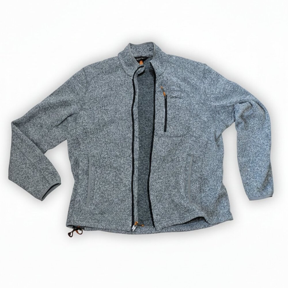 Orvis Grey Fleece Zip-Up